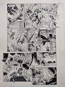 Original Art! PUNISHER No Escape Page 33 1990 action Punisher & U. S. Agent