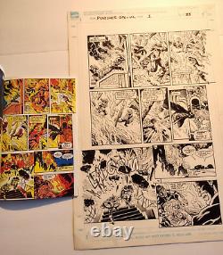 Original Art! PUNISHER No Escape Page 33 1990 action Punisher & U. S. Agent