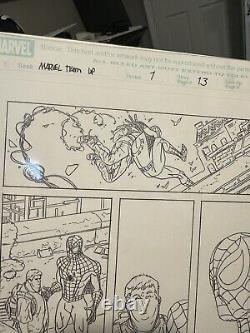 Original Art Published Marvel Team Up # 1 Page 13 Scott Kolins