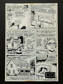 Original Art THE NEW ADVENTURES OF SUPERBOY #18, page 4 by KURT SCHAFFENBERGER