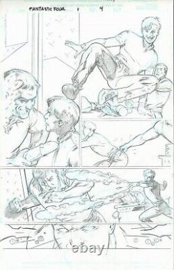 Original Art To Fantastic Four Issue 55 Page 4 By Stuart Immonen