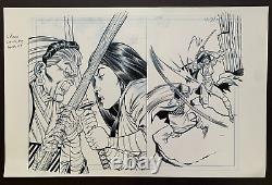 Original Art WOLVERINE JAPAN'S MOST WANTED Infinite #10, pgs 23-24, Paco Diaz Original Art WOLVERINE JAPAN'S MOST WANTED Infinite #10, pgs 23-24, Paco Diaz