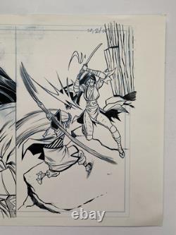 Original Art WOLVERINE JAPAN'S MOST WANTED Infinite #10, pgs 23-24, Paco Diaz Original Art WOLVERINE JAPAN'S MOST WANTED Infinite #10, pgs 23-24, Paco Diaz