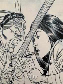 Original Art WOLVERINE JAPAN'S MOST WANTED Infinite #10, pgs 23-24, Paco Diaz Original Art WOLVERINE JAPAN'S MOST WANTED Infinite #10, pgs 23-24, Paco Diaz