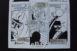 Original Art by ALEX SAVIUK signed ADVENTURES OF SPIDER-MAN #2, pg #2, Kingpin