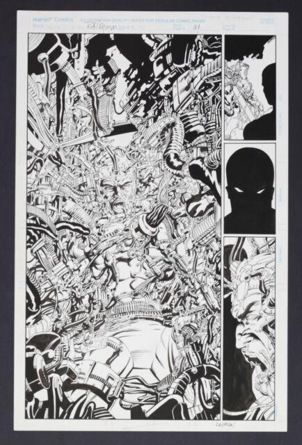 Original Art From Amazing Spider-man #1 (1998) Pg 31 By Kayanan & Palmiotti