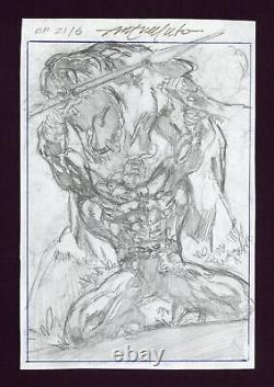 Original Art from Black Panther #21 (2000) Pg 6 Velluto/Almond