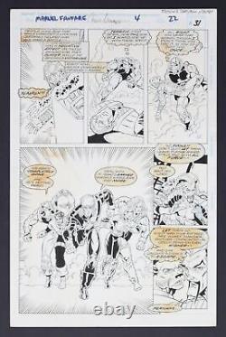 Original Art from Marvel Fanfare #4 (1996) Pg 22 by Steven Jones & Mike Witherby