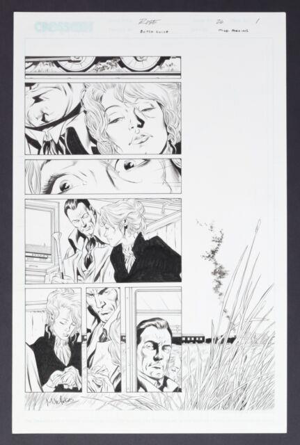 Original Art From Ruse #26 (2004) Pg 1 By Jackson'butch' Guice & Mike Perkins