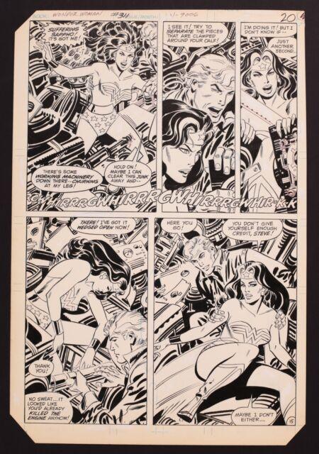 Original Art From Wonder Woman #311 (1984) Page 20 Pencils And Inks By Don Heck