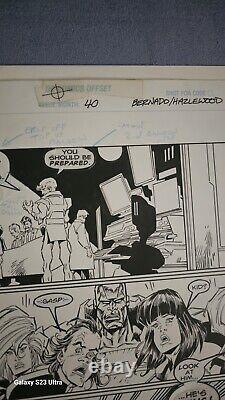 Original Artwork Superboy #40 Page 22