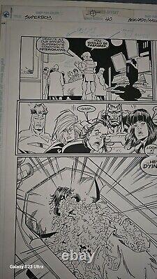 Original Artwork Superboy #40 Page 22