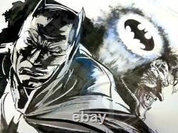 Original Batman Comic Book Art by Cris Delara