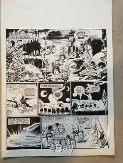 Original Bellardinelli 2000ad Ace Trucking Comic Artwork Very Rare 2 Selfies