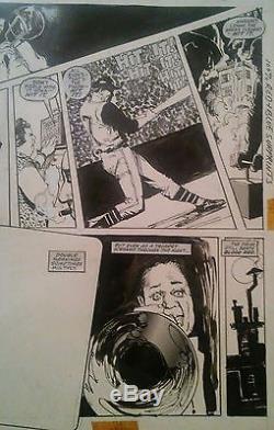 Original Bill Sienkiewicz Moon Knight # 26 Page 2&3 Two Page Fold Out