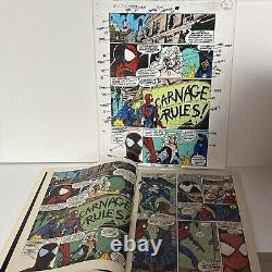 Original Comic Art Amazing SPIDER-MAN #379 Complete COLOR GUIDE Bob Sharen