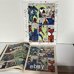 Original Comic Art Amazing SPIDER-MAN #379 Complete COLOR GUIDE Bob Sharen