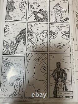 Original Comic Art Amphoman 4 Pg 9