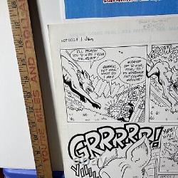 Original Comic Art Archie Hot Dog #1 Page 31 Nate Butler Jon D'Agostino 1989