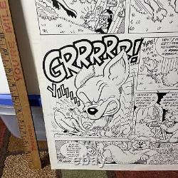 Original Comic Art Archie Hot Dog #1 Page 31 Nate Butler Jon D'Agostino 1989