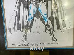 Original Comic Art Batman Jon Bogdanove Gotham Guardian #0 Signed Framed DS56
