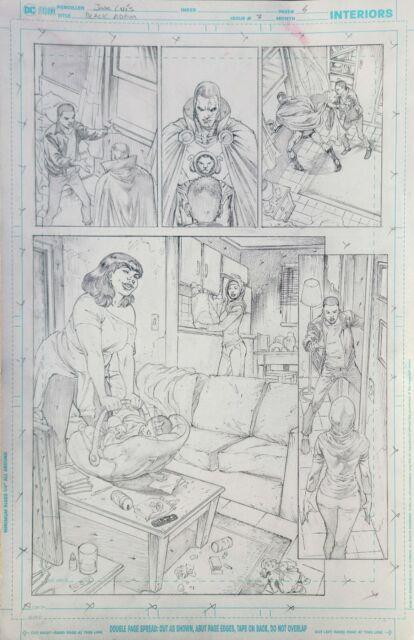 Original Comic Art Black Adam #7 Malik White & Sargon The Sorcerer Page