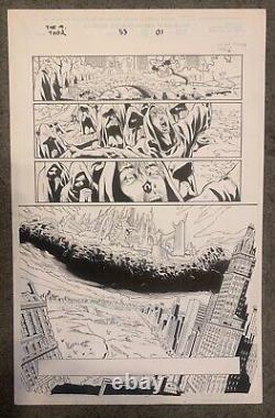 Original Comic Art Board The Mighty Thor #53 1st Inside Page! With #53 Comic
