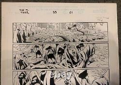 Original Comic Art Board The Mighty Thor #53 1st Inside Page! With #53 Comic