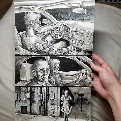 Original Comic Art By Henry Cox Pen And Ink Illustration