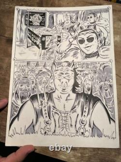 Original Comic Art Centaur Comic book Page 38 Signed Jasorka Original Comic Art Centaur Comic book Page 38 Signed Jasorka