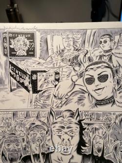 Original Comic Art Centaur Comic book Page 38 Signed Jasorka Original Comic Art Centaur Comic book Page 38 Signed Jasorka