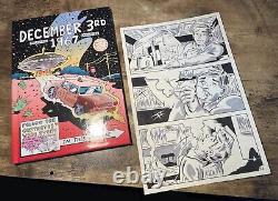 Original Comic Art Jasorka Dec 3rd 1967 Alien Encounter Includes HC Signed