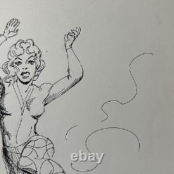 Original Comic Art Mera Marie Severin Sketch Inked 11x14 Aquaman 11 Artist DC