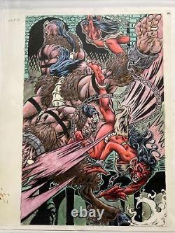 Original Comic Art Page 33 Devil Woman Issue #1 Graphic Novel