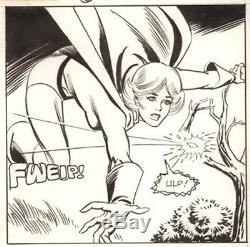 Original Comic Art Page All-Star Comics Issue 73 Page 13 Power Girl vs Sportsmas