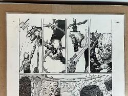 Original Comic Art Page BARBALIEN RED PLANET DARK HORSE COMICS Hernandez Walta