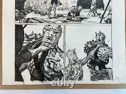 Original Comic Art Page BARBALIEN RED PLANET DARK HORSE COMICS Hernandez Walta