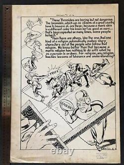 Original Comic Art, Patches Nov 1946, Splash Page, Danny Kaye, Maurice D. Bourgo