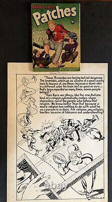 Original Comic Art, Patches Nov 1946, Splash Page, Danny Kaye, Maurice D. Bourgo