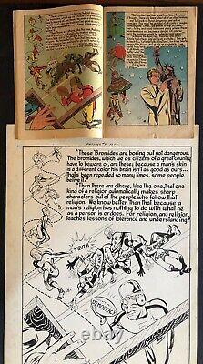 Original Comic Art, Patches Nov 1946, Splash Page, Danny Kaye, Maurice D. Bourgo