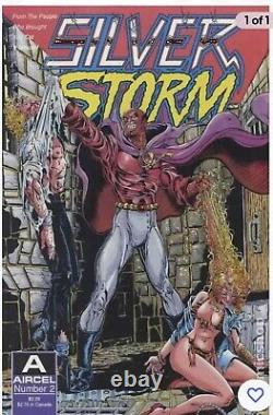 Original Comic Art SILVER STORM 2 Cover Steven Butler, Aircel Comic