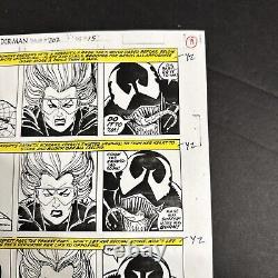 Original Comic Art Spectacular SPIDER-MAN #202 COLOR GUIDE Page 19 Bob Sharen