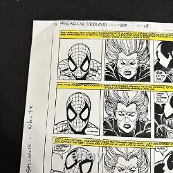 Original Comic Art Spectacular SPIDER-MAN #202 COLOR GUIDE Page 19 Bob Sharen