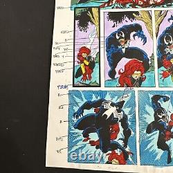 Original Comic Art Spectacular SPIDER-MAN #202 COLOR GUIDE Page 20 Bob Sharen