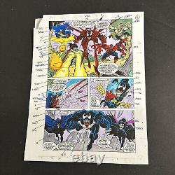 Original Comic Art Spectacular SPIDER-MAN #202 COLOR GUIDE Page 4 Bob Sharen
