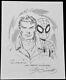 Original Comic Art- Spider-man / Peter Parker Sketch And Signed By Joe Sinnott