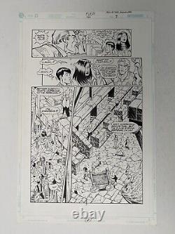 Original Comic Art Splash Page DC Flash Issue 162 Page 7