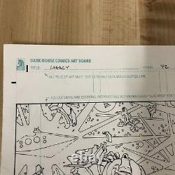 Original Comic Art Star Wars Legacy Issue 42 Pencil & Ink Dan Parsons Dave Ross