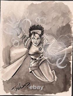 Original Comic Art by J. K. Woodward Jubilee, Harley Quinn, Poison Ivy, Robin Original Comic Art by J. K. Woodward Jubilee, Harley Quinn, Poison Ivy, Robin