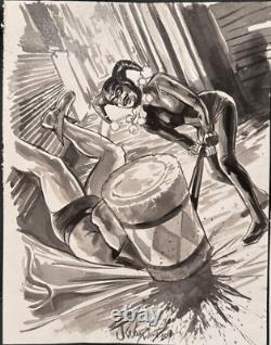 Original Comic Art by J. K. Woodward Jubilee, Harley Quinn, Poison Ivy, Robin Original Comic Art by J. K. Woodward Jubilee, Harley Quinn, Poison Ivy, Robin